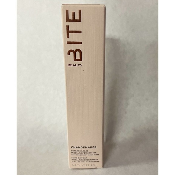 BITE BEAUTY Changemaker Supercharged Micellar Foundation in T115 1 oz NIB - Picture 1 of 5